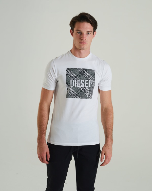 Diesel Garric Tee Optic White