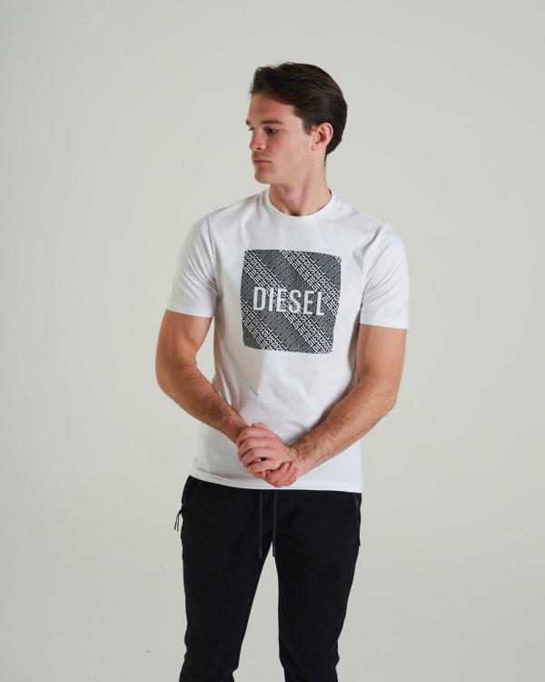 Diesel Garric Tee Optic White