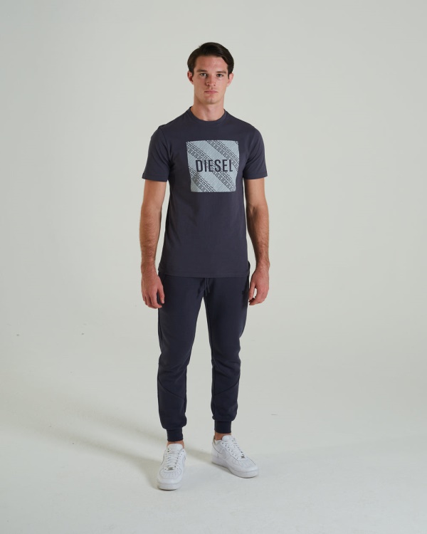 Grey Garric Tee Thunder Grey Diesel