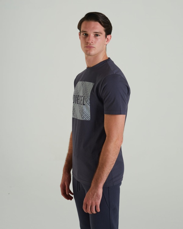 Grey Garric Tee Thunder Grey Diesel