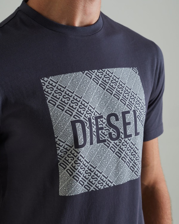 Grey Garric Tee Thunder Grey Diesel