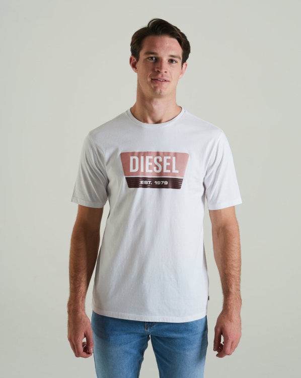 Diesel Penn Tee Dove White