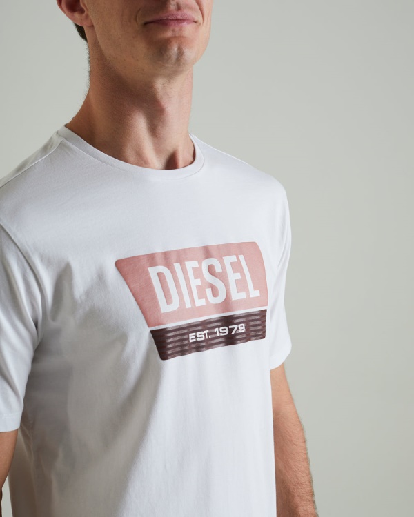 Diesel Penn Tee Dove White