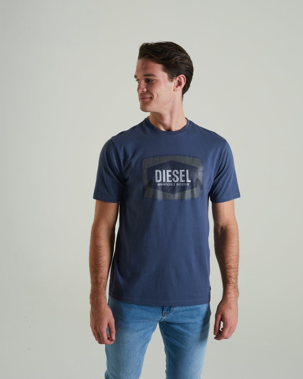 Blue Diesel Peter Tee Steel Indigo