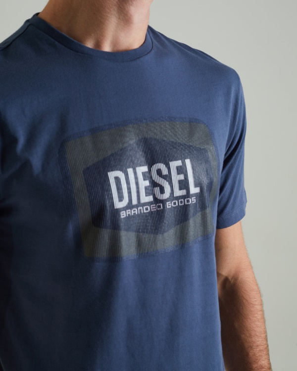 Blue Diesel Peter Tee Steel Indigo