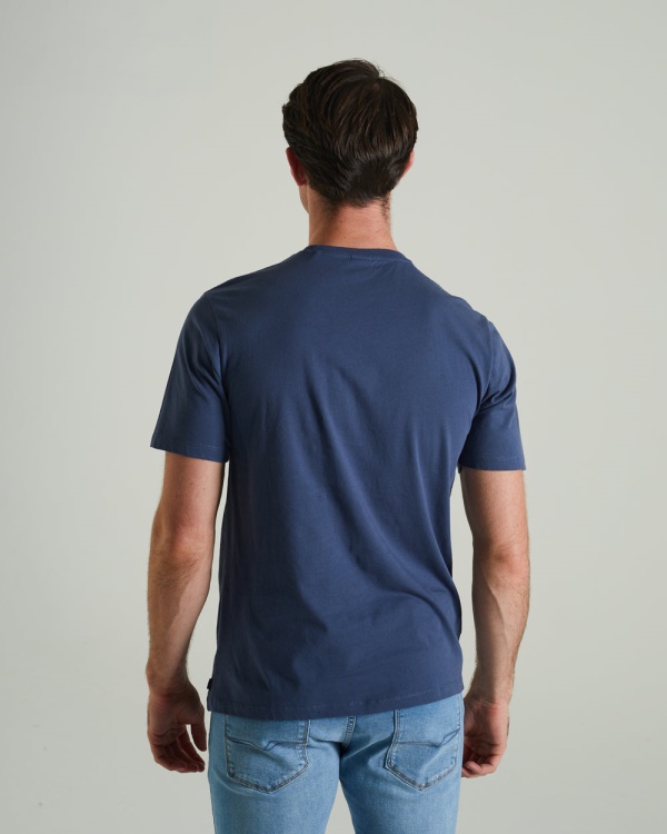 Blue Diesel Peter Tee Steel Indigo