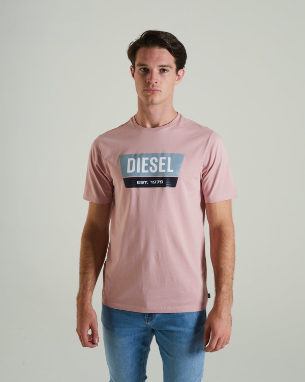 Diesel Penn Tee Cherry Pink