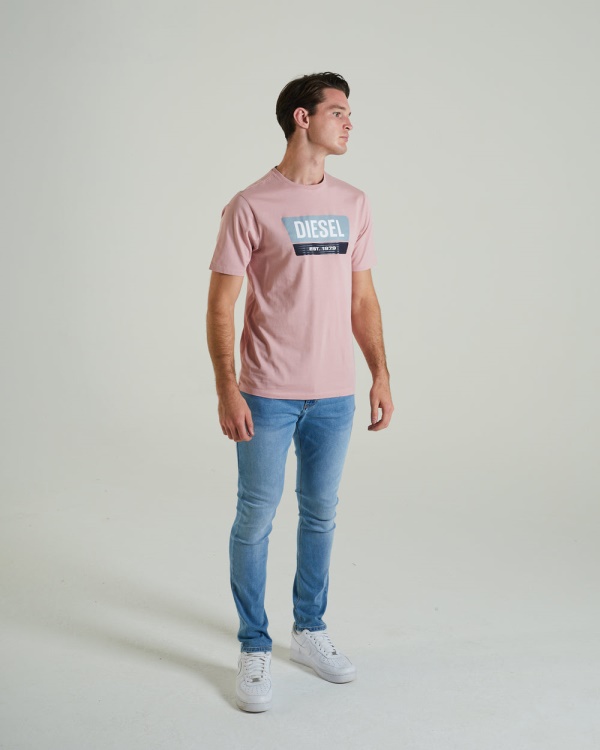 Diesel Penn Tee Cherry Pink