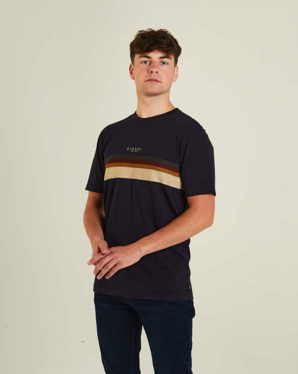 Diesel Dagon Tee Space Navy