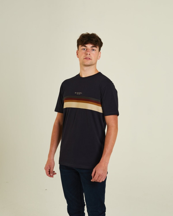 Diesel Dagon Tee Space Navy