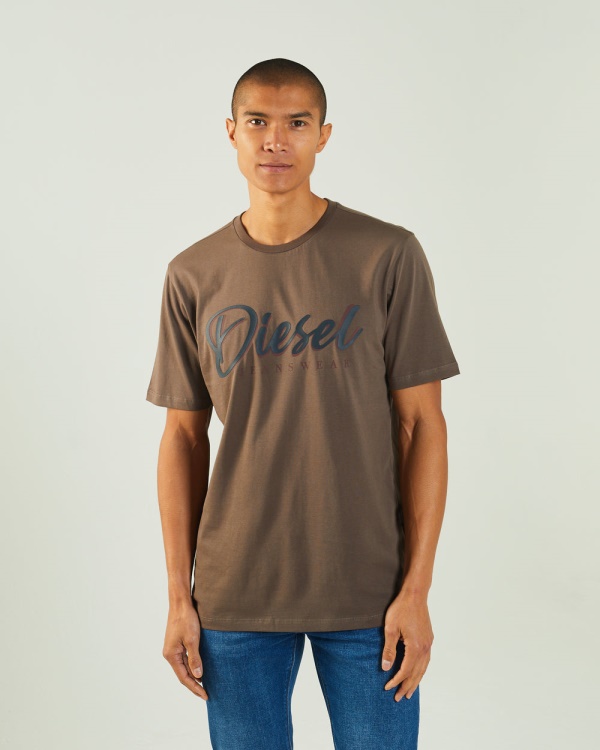 Grey Philip Tee Silt Stone Diesel