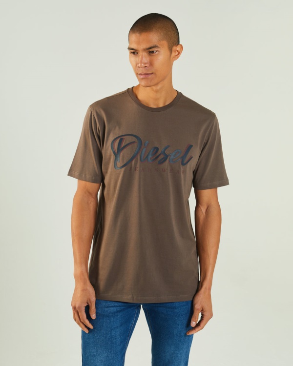 Grey Philip Tee Silt Stone Diesel