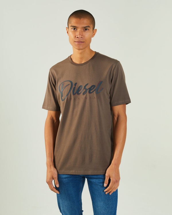 Grey Philip Tee Silt Stone Diesel