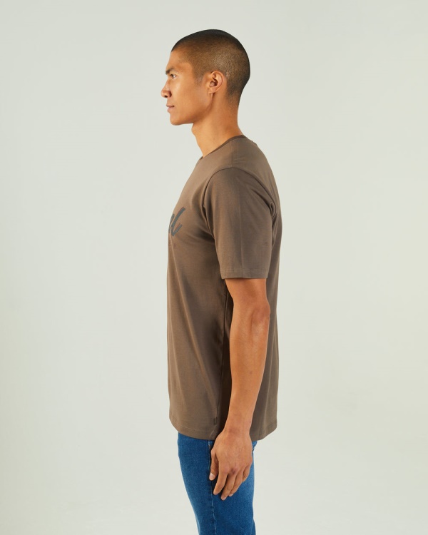 Grey Philip Tee Silt Stone Diesel
