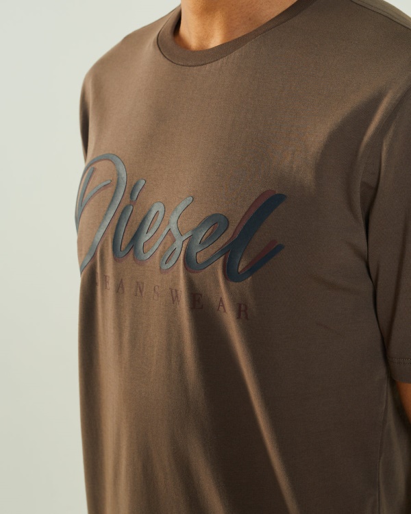 Grey Philip Tee Silt Stone Diesel