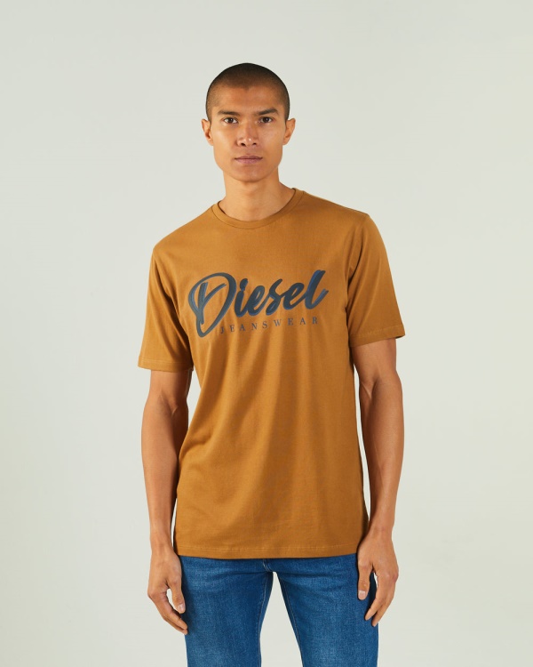 Diesel Philip Tee Maple Leaf Brown