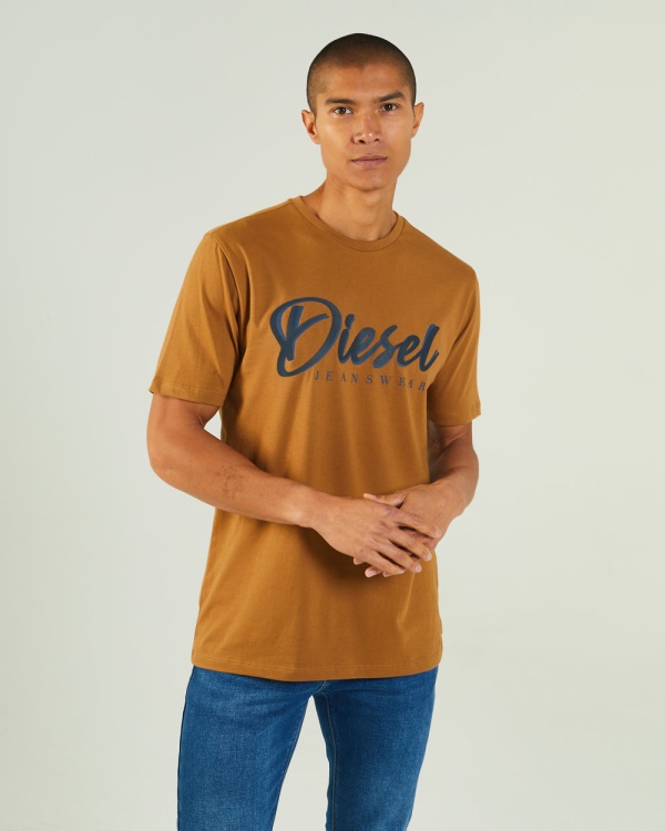 Diesel Philip Tee Maple Leaf Brown