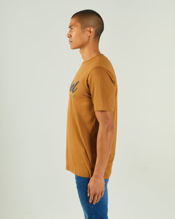 Diesel Philip Tee Maple Leaf Brown