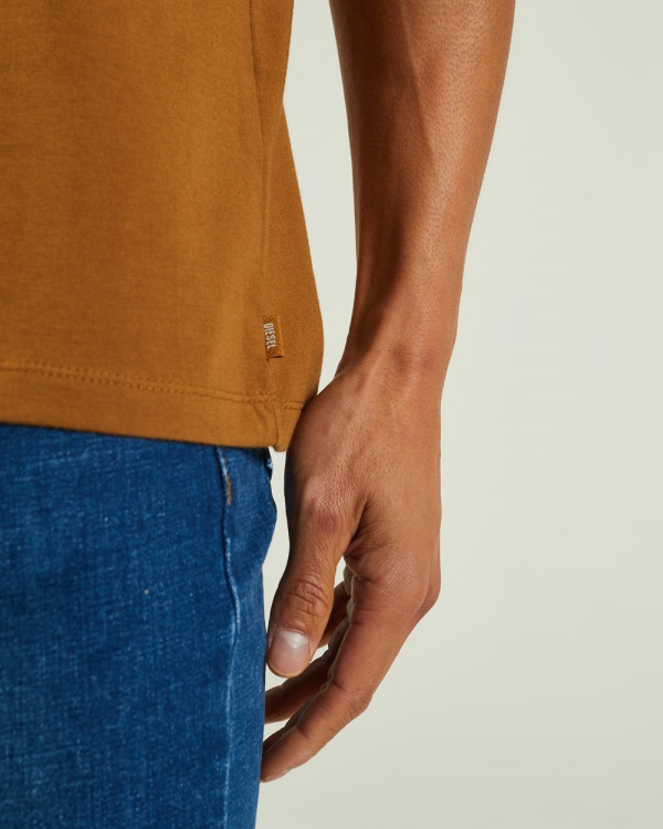 Diesel Philip Tee Maple Leaf Brown