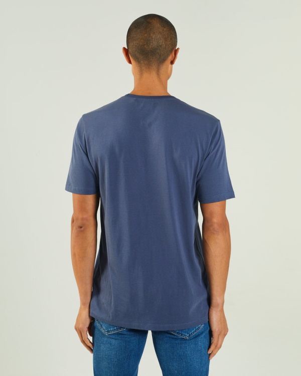 Diesel Ronnie Tee Steel Indigo Blue