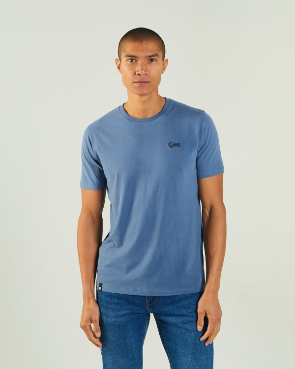 Basic Scott O Neck Mountain Diesel Blue