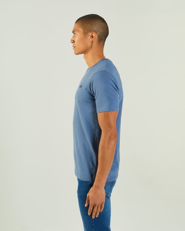 Basic Scott O Neck Mountain Diesel Blue