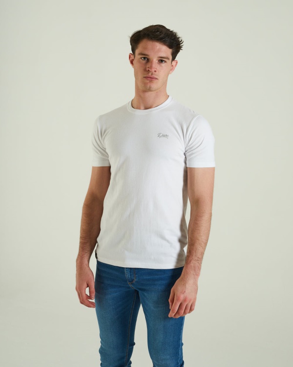 Diesel Basic Scott O Neck Tee Optic White