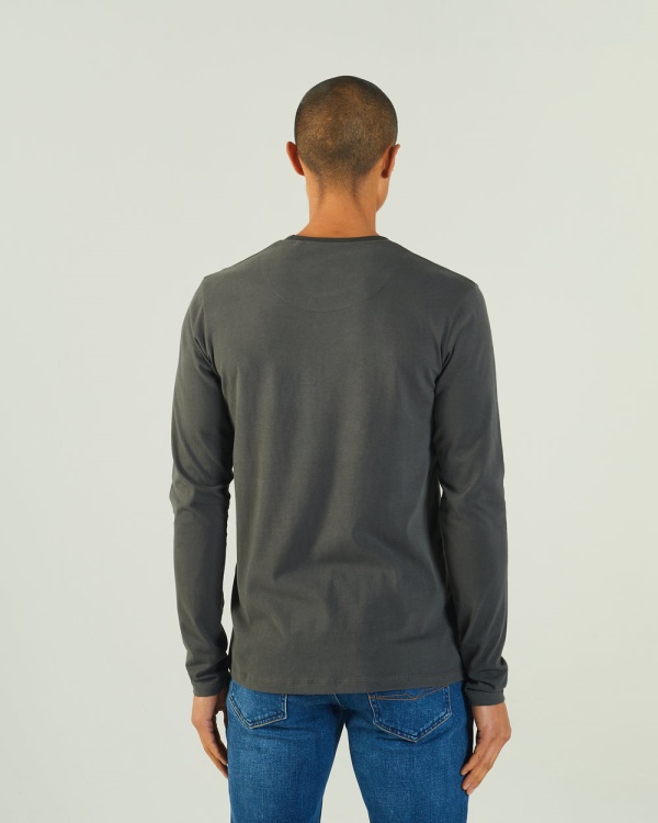 Basic Scott L/S Tee Pine Green Diesel Green