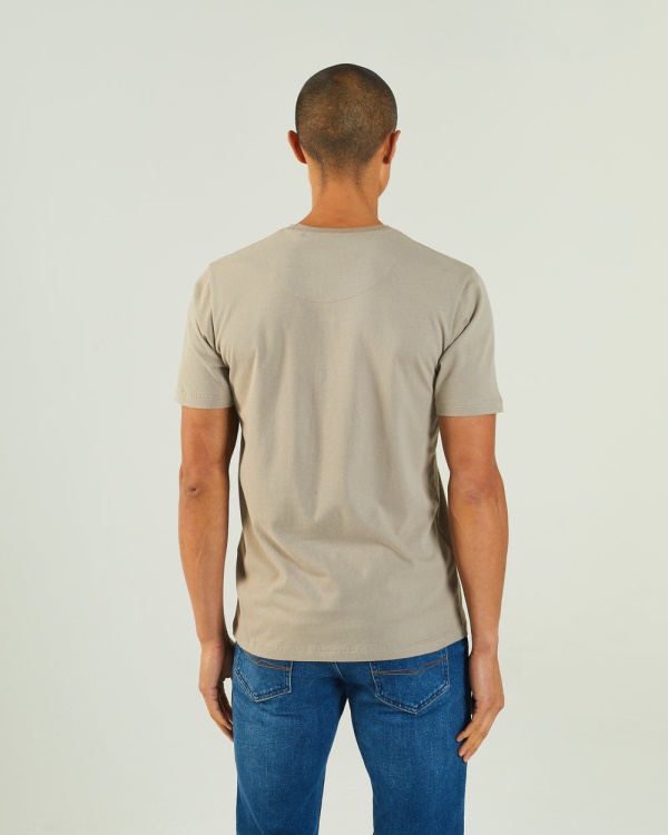 Diesel Basic Scott O Neck Tee Rock Biscuit Beige