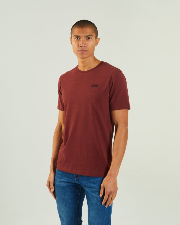 Basic Scott O Neck Tee Vineyard Diesel Wine