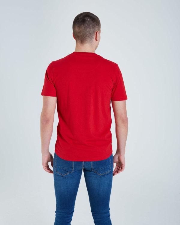 Basic Scott O Neck Tee Barbados Cherry Diesel Red