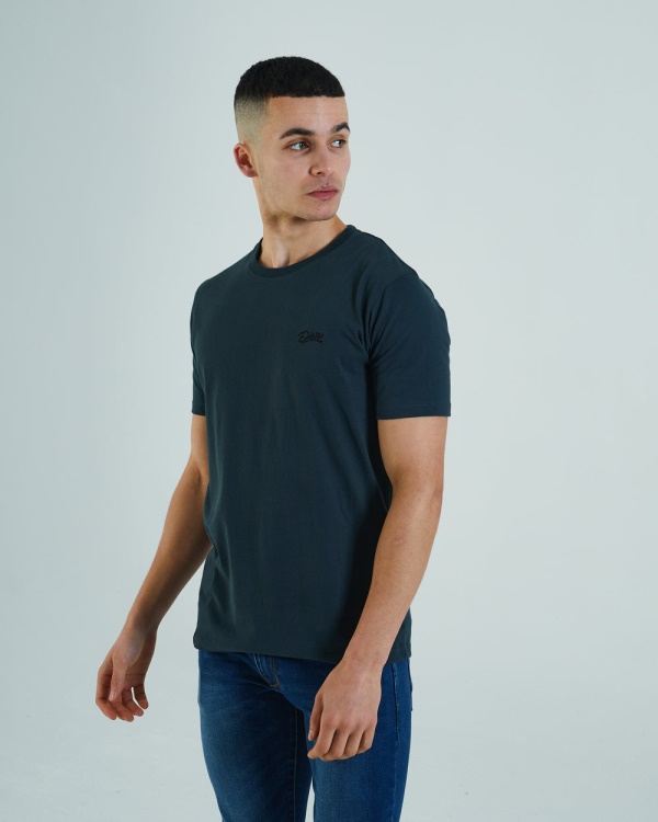 Basic Scott O Neck Tee Pond Green Diesel Green