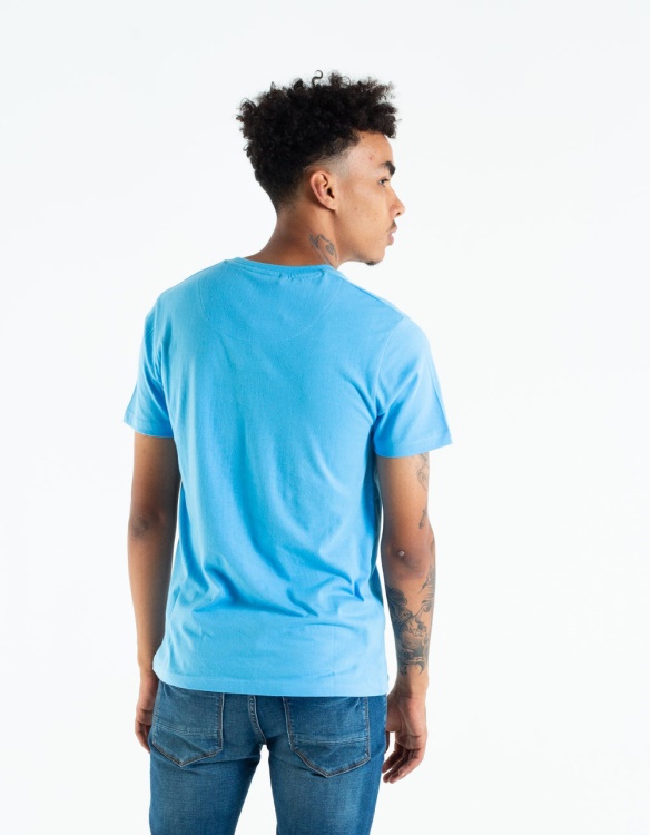 Diesel Basic Scott V Neck Tee Bonnie Blue