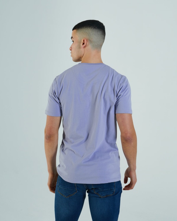 Purple Basic Scott O Neck Tee Sunset Purple Diesel