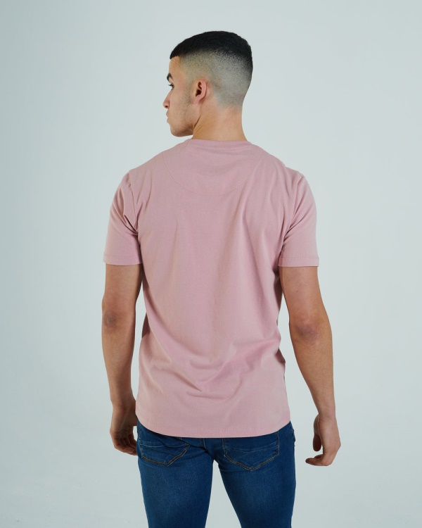 Diesel Basic Scott O Neck Tee Cherry Pink