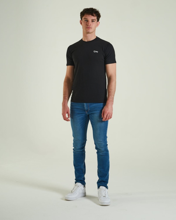 Diesel Basic Scott O Neck Tee Black