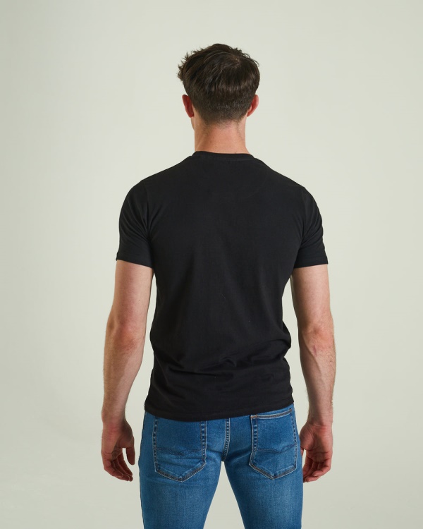 Diesel Basic Scott O Neck Tee Black