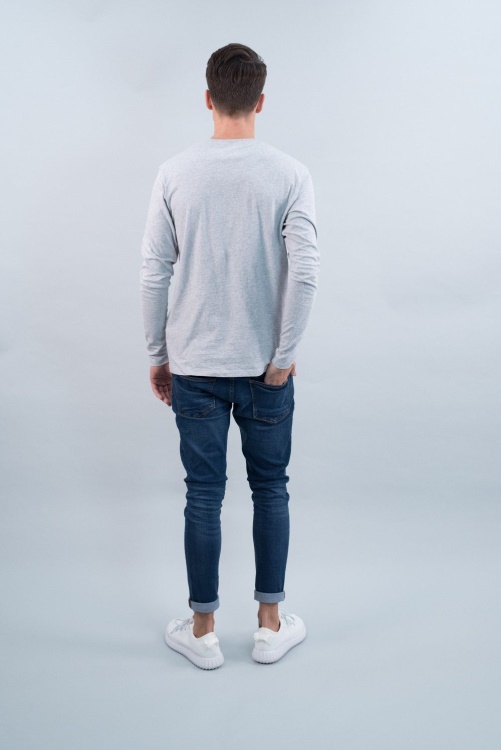 Diesel Basic Scott L/S Tee Pebble Light Grey