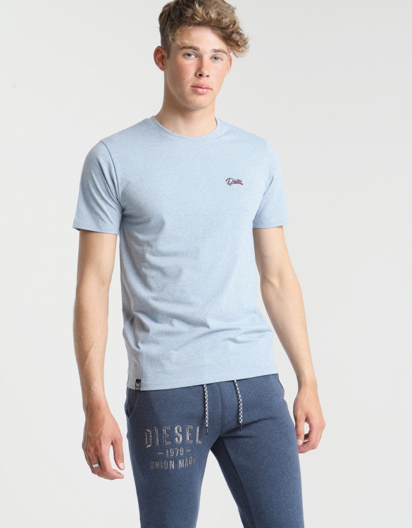 Basic Matt O Neck Tee Kashmir Blue Diesel