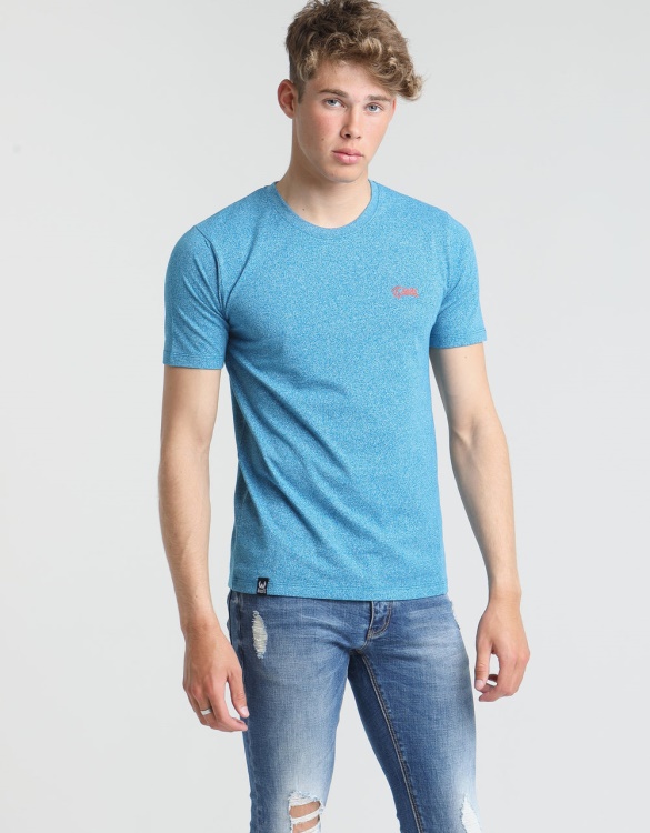 Diesel Basic Matt O Neck Tee Mykonos Blue
