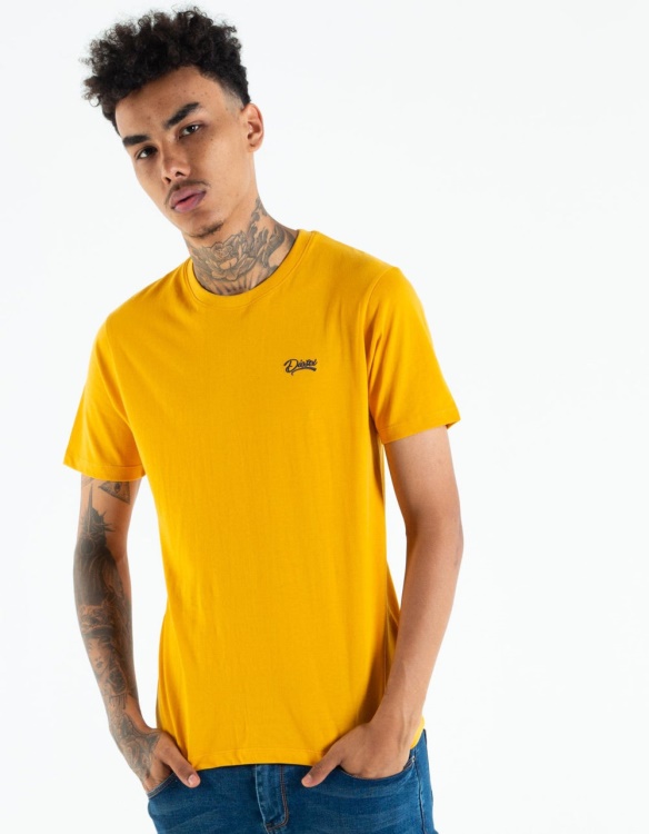 Yellow Diesel Basic Scott O Neck Tee Citrus