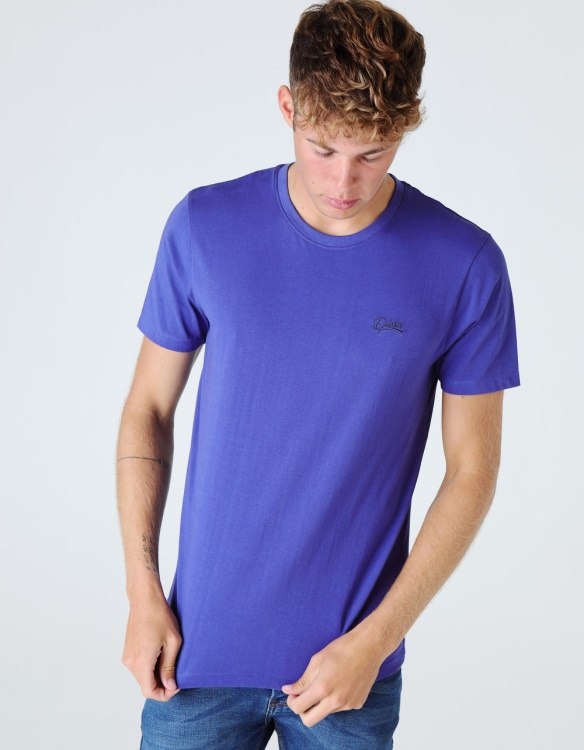 Basic Scott O Neck Tee Royal Diesel Blue