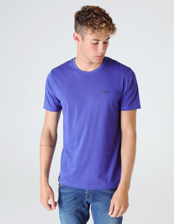 Basic Scott O Neck Tee Royal Diesel Blue