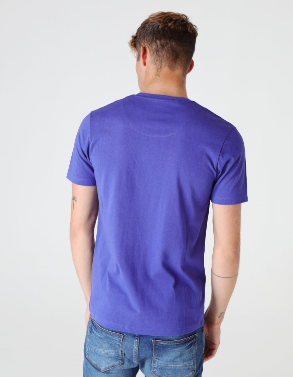 Basic Scott O Neck Tee Royal Diesel Blue