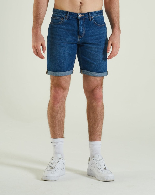 Diesel Reid Denim Short Laundry Blue