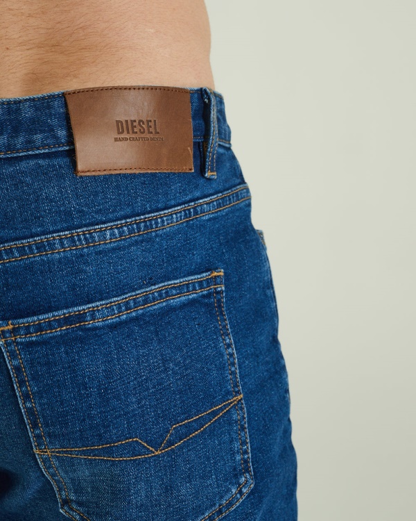 Diesel Reid Denim Short Laundry Blue
