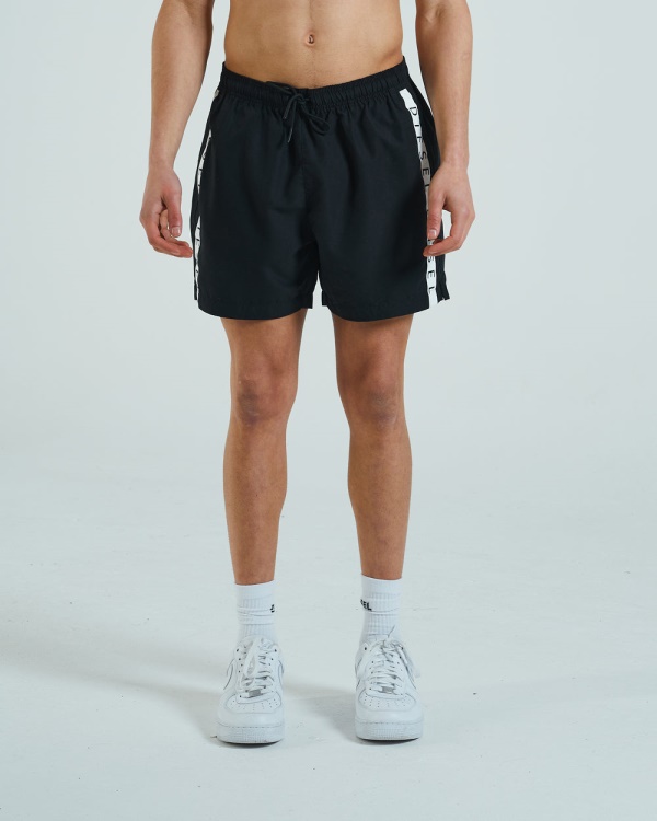 Diesel Milo Swim Shorts Black/White