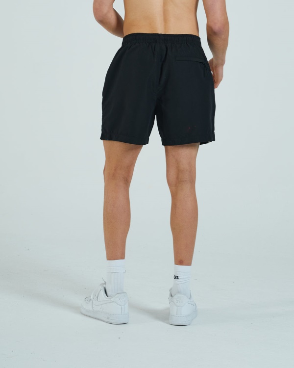 Diesel Milo Swim Shorts Black/White