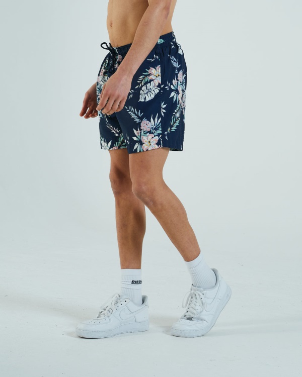 Print Zach Swim Short Floral Print Diesel
