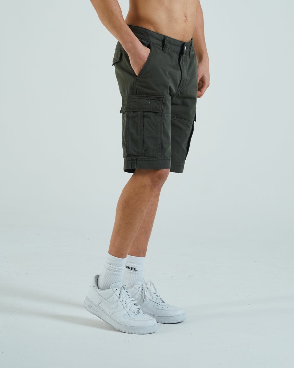 Diesel Gregg Cargo Shorts Combat Green Green